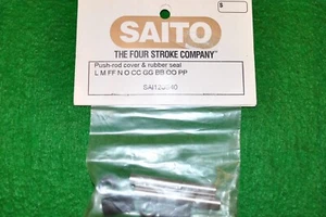 Saito SAI120S40, push rod cover and seals, fit many engines. - Picture 1 of 4