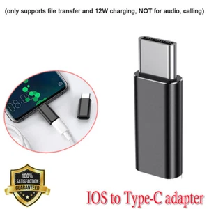 For iPhone 16 Type C USB C Male Fast Converter Charging Data Connector Adapterš„ - Picture 1 of 11