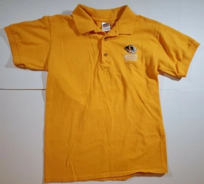 Camisa Polo de Algodón Dorado Club Softbol Universidad de Missouri Mizzou para Mujer Talla S Foto 1 de 4