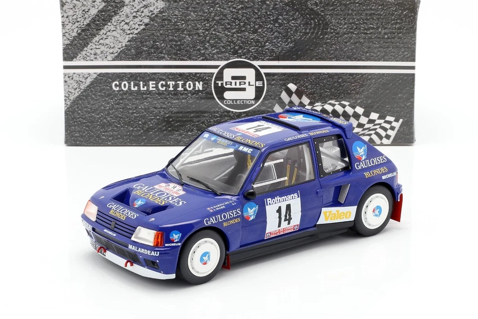 1/18 PEUGEOT 205 T16 #14 TOUR DE CORSE 1985 DARNICHE MAHE TRIPLE9 T9-180020 RARE - Immagine 1 di 1