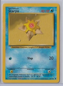 Pokémon 1999 Base Set STARYU 65/102 MINT Never Played RARE #6 - Bild 1 von 1