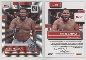 2023 Donruss UFC Rated Rookie Holo Laser /99 Chris Barnett #213 Rookie RC