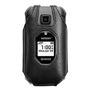 Estuche de cuero ajustado CBUS con clip giratorio para Kyocera DuraXV Extreme E4810 - Imagen 1 de 6