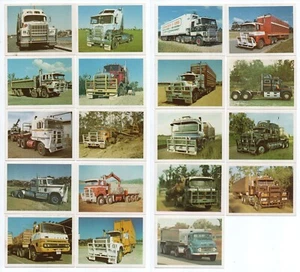 1982 Weet-Bix Big Rigs Part Set of 19 Collector Cards - Picture 1 of 6