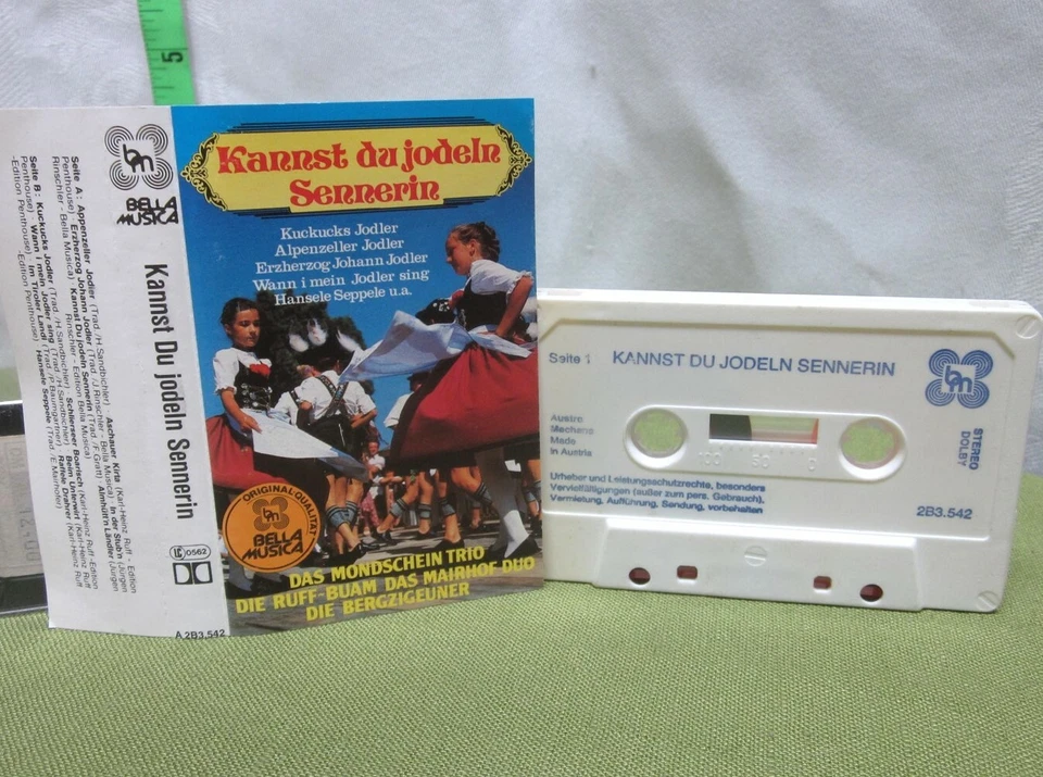 KANNST DU JODELN SENNERIN import Mondschein Trio cassette tape Alpenzeller comp - Image 1 of 1