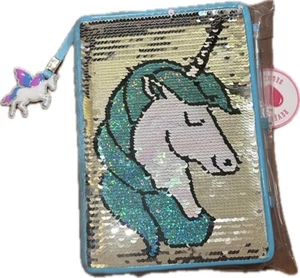Justice for Girls Flip Sequin Unicorn Journal~NWT~ Christmas! - Picture 1 of 3