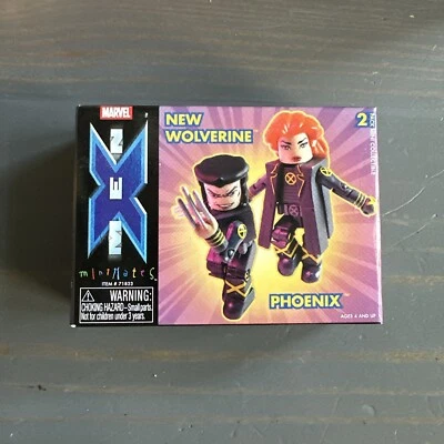 VTG 2004 Minimates 2 Pack New Wolverine & Phoenix Action Figures Vintage - Image 1 of 2