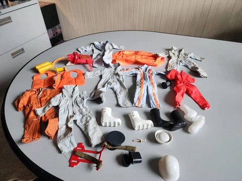 Vintage GI Joe, Big Jim, Action Jackson Mixed Lot of Gear 1960 - 70 Lot 10 of 12 Cover