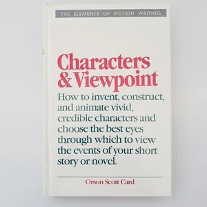 Characters & Viewpoint Orson Scott Card Hardcover Book Fiction Writing 1988 1st - Picture 1 of 20