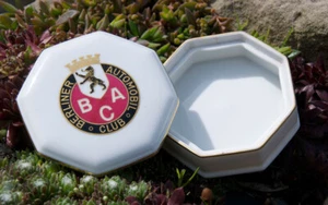 SEHR SCHÖNE ALTE PORZELLAN DOSE # BAC AUTOMOBILE CLUB BERLIN ROSENTHAL BAYERN - Bild 1 von 2