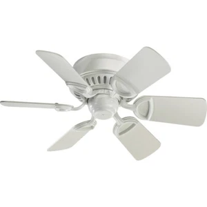 Quorum Medallion Ceiling Fan, Studio White - 51306-8 - Picture 1 of 1