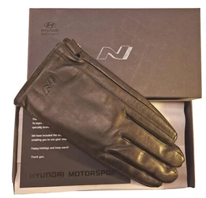 HYUNDAI N MOTORSPORT WRC Rallye i20 i30n IONIQ 5 N Handschuhe Leder Gr. L NEU - Bild 1 von 10