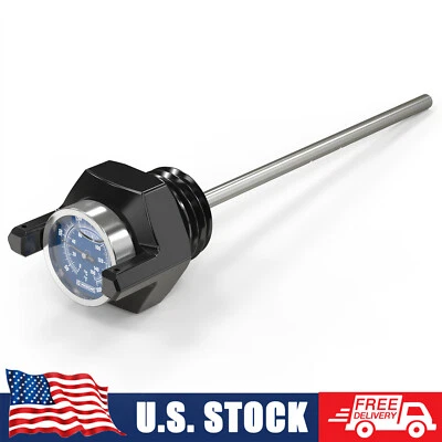 Varilla de medición de aceite NICECNC con medidor de temperatura para Harley Street Glide FLHX 2017-2024 Foto 1 de 4