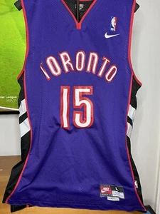 Camiseta deportiva vintage Nike Toronto Raptors Vince Carter # 15 para hombre talla grande - Imagen 1 de 6