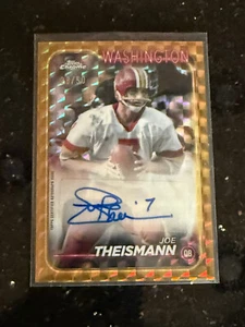 2024 Topps Chrome Joe Theismann #BA-JTH Gold Geometric Auto /50 - Bild 1 von 6