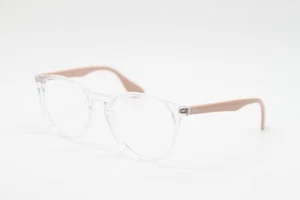 NEW RAY-BAN RB 7046 5953 TRANSPARENT BEIGE AUTHENTIC EYEGLASSES 51-18 - Picture 1 of 4