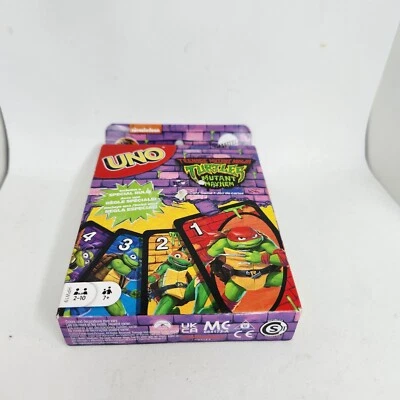 UNO Teenage Mutant Ninja Turtles Mutant Mayhem Card Game NEW- Open Box - Image 1 of 4