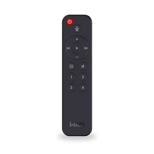 WiiM Voice Remote for WiiM Mini and Pro Audio Streamer, Push-to-Talk Black - Picture 1 of 5