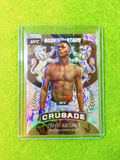 Israel Adesanya SILVER PRIZM SCOPE ASIA SP CARD 2021 ISRAEL ADESANYA Crusade SSP