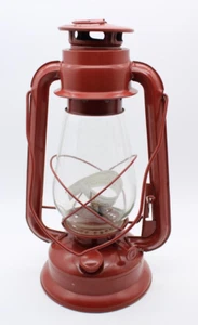 12" Kerosene Lamp - Barn Red - Picture 1 of 7