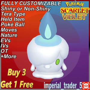 Pokémon Escarlata y Violeta ✨ Litwick Brillante ✨ Con Mejor 6IV Personalizable - Imagen 1 de 1