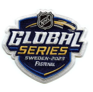 2023 NHL Global Series Jersey Patch (Sweden)Toronto Maple Leafs Minnesota Wild - Picture 1 of 1
