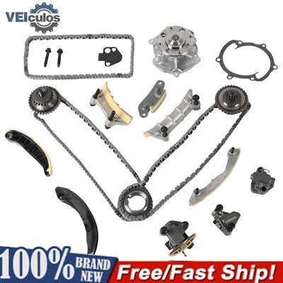 Timing Chain Kit Water Pump For 2007-2011 Cadillac STS 2011-2015 GMC Acadia 3.6L - Image 1 of 4