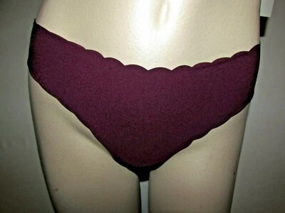 Vintage Victoria Secret Panty Panties Thong Small S Sissy Maroon - Image 1 of 4