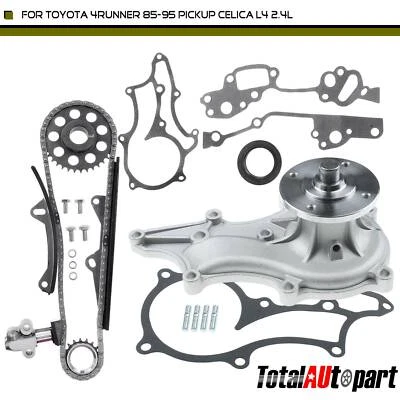Nuevo kit de cadena de distribución y bomba de agua 10x para camioneta Toyota 4Runner 1985-1995 Celica Foto 1 de 4