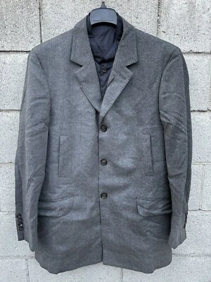 NWOT $5995 Brunello Cucinelli Wool Cashmere Insulated Jacket Grey Sz 54 US 44 - Image 1 of 4