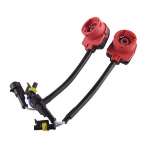 2Pcs D2R D2C D4S D4C D4R Xenon Bulb Ballast AMP Socket Adapter Harness Cable - Picture 1 of 5