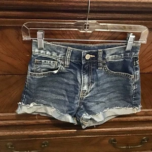 Big Girls Old Navy High Rise Jean Shorts Size 10 - 25”W - Picture 1 of 12