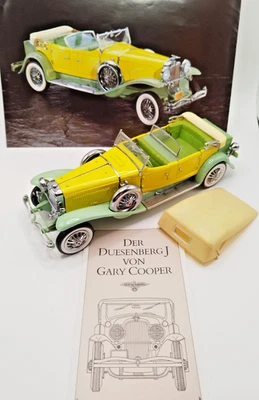 1930 Duesenberg J Derham Tourster "von Gary Cooper" Franklin Mint - Modell 1:24 - Bild 1 von 4