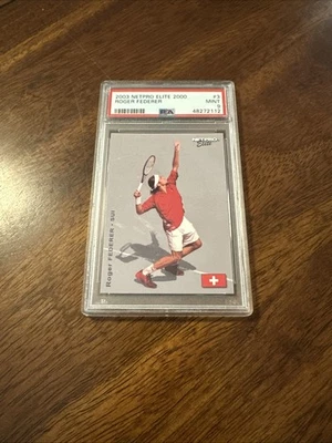 2003 NETPRO ELITE 2000 #3 RC ROOKIE ROGER FEDERER PSA 9 1 OF 2000 🎾🎾🎾🎾 - Image 1 of 2