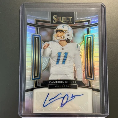 2023 Panini Select - Signatures Silver Prizm CAMERON DICKER /399 #SIG-CDI   - Image 1 of 2