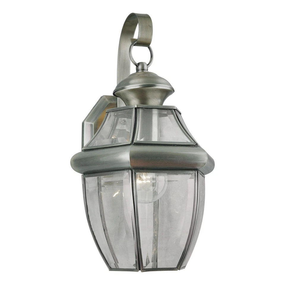Forte Lighting 1201-01-34 Signature Outdoor Wall Light Antique Pewter - Image 1 of 1