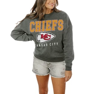 Gameday Couture Kansas City Chiefs Oversized Sweatshirt Damen XXL anthrazit NEU - Bild 1 von 2