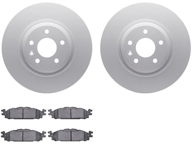 Kit de pastillas de freno delanteras y rotor 96FGSP65 para Lincoln MKS MKT 2009 2010 Foto 1 de 1