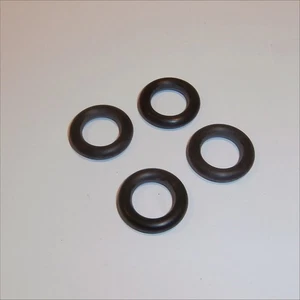 Tri-ang Minic Tires Pressed Steel Hubs Set of 4 20mm Black Tyres Pack #54 - Picture 1 of 5