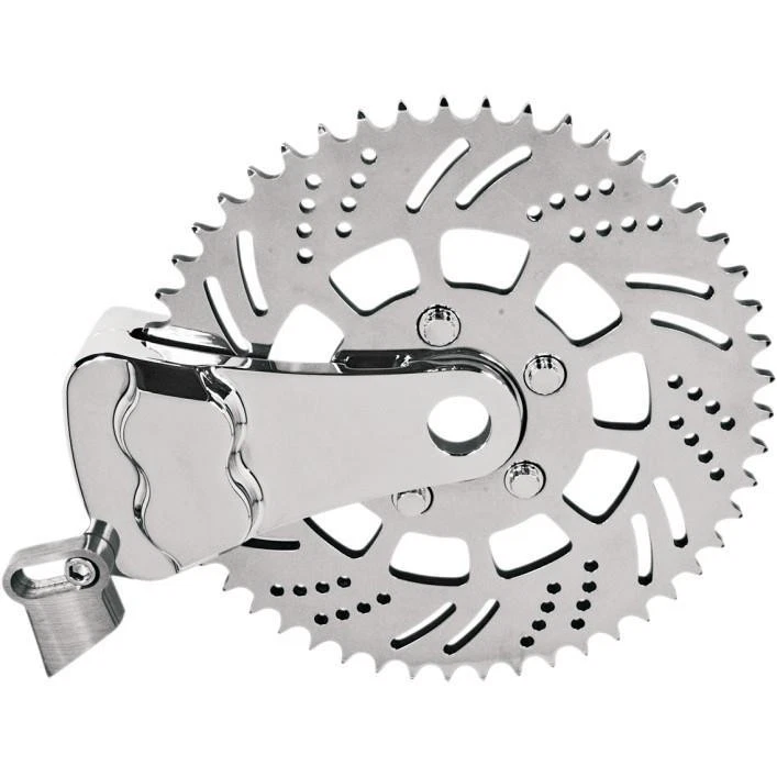 Hawg Halters Sprocket 4-Piston Rear Brake Caliper Kit Chrome Left - Image 1 of 1