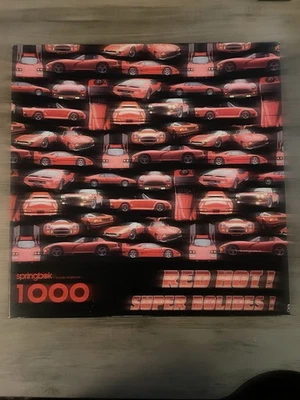 De colección Springbok Hallmark ¡AL ROJO CALIENTE! Coches 1000 piezas Rompecabezas BOLSA SELLADA EE. UU. Foto 1 de 4