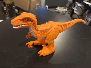 Vibrant Orange Dinosaur Figurine - Picture 1 of 3