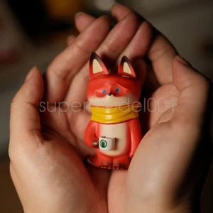 Tea Cup Fox Resin Animal Collection Scene Decoration Birthday Toy Collection - Picture 1 of 7