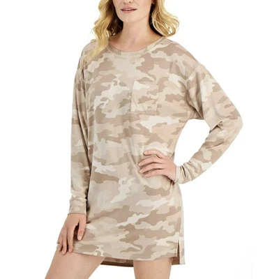 Camisa de dormir supersuave de manga larga para mujer Jenni caramelo camuflaje talla M Foto 1 de 3