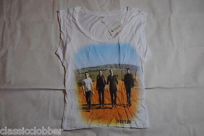 WESTLIFE OUTLAW BATWING LADIES SKINNY T SHIRT NEW OFFICIAL MY LOVE HOME MANDY - Image 1 of 2