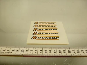 VINTAGE F1 STICKER - 5x DUNLOP - GOOD CONDITION - Imagen 1 de 4