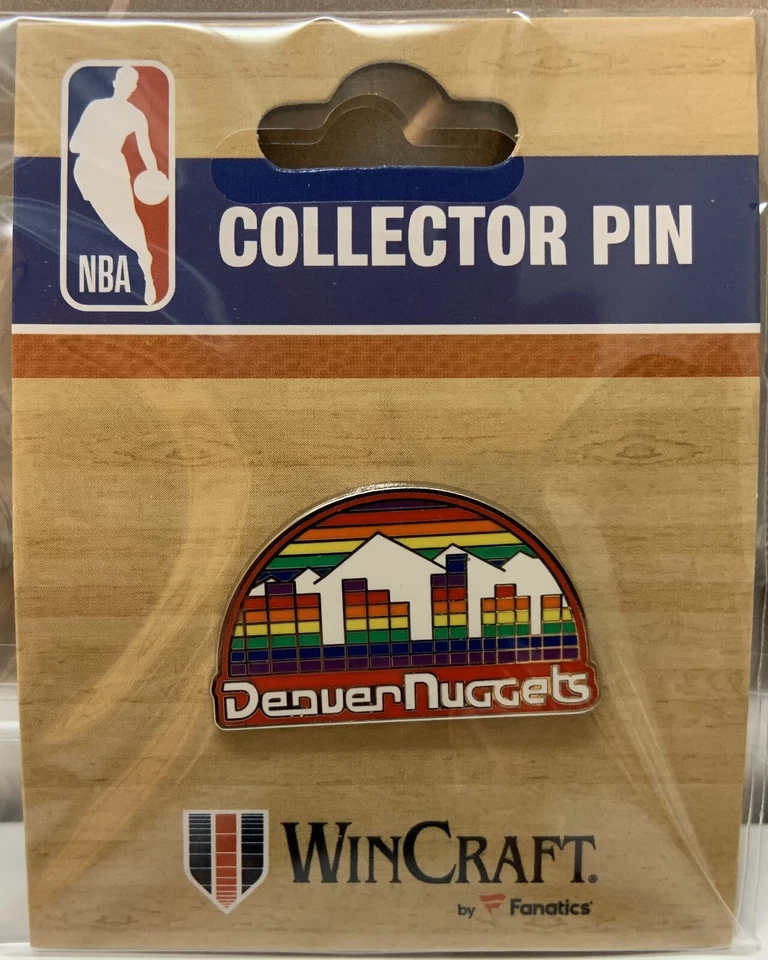 DENVER NUGGETS HARDWOOD CLASSIC LAPEL COLLECTOR PIN NEW WINCRAFT - Image 1 of 1