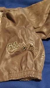CHAQUETA CHAQUETA cremallera vintage con logotipo CPK cortavientos gris muñeca Cabbage Patch Kids - Imagen 1 de 3