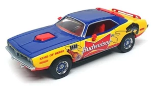 Matchbox 1/43 Scale DYM37599 - 1971 Plymouth Barracuda Budweiser Fly Fishing - Picture 1 of 5