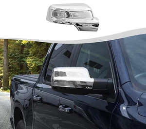 Cubierta de tapa de espejo retrovisor de repuesto directo cromada para Dodge Ram 2019-25 lado del pasajero - Imagen 1 de 7